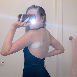 Backless Halter Bodysuit